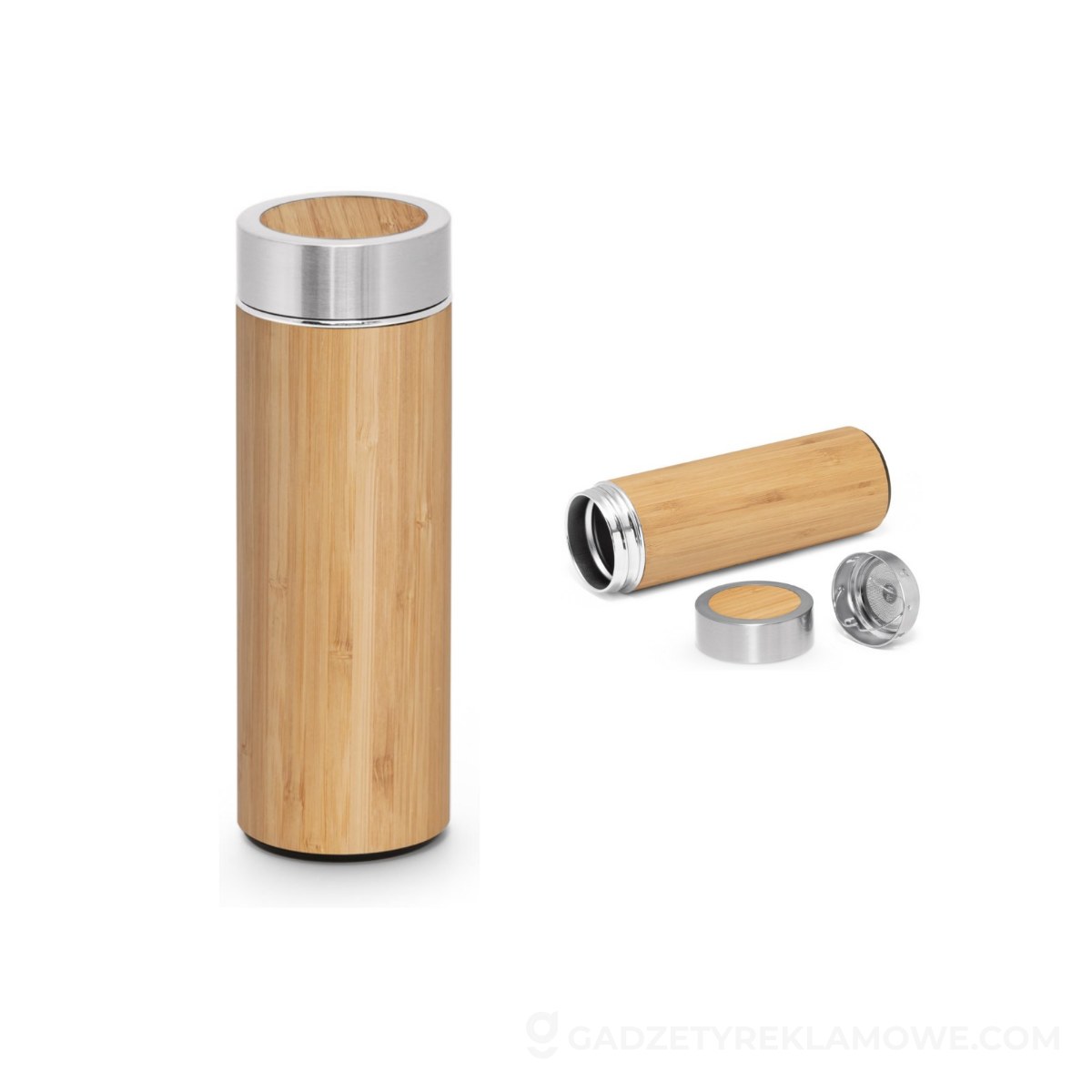 STR-94683-160-wariantu-watermark Butelka termiczna Naturel 430 ml z zaparzaczem - Naturalna