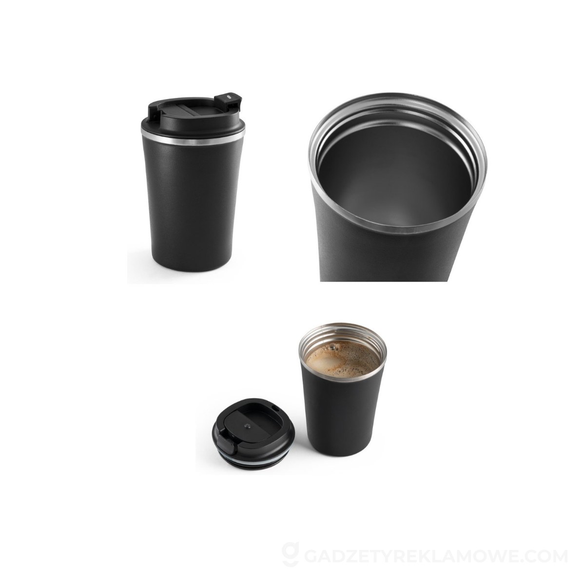 STR-94772-103-wariantu-watermark Kubek podróżny Phelps 470 ml ze stali nierdzewnej i PP - Czarny
