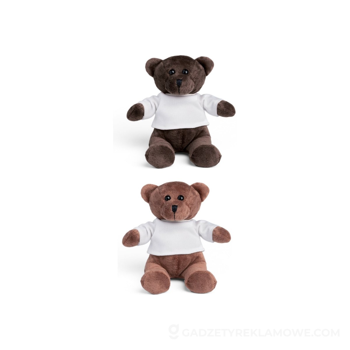 STR-95500-106-wariantu-watermark Pluszak w kształcie misia z koszulką Bear - Biały
