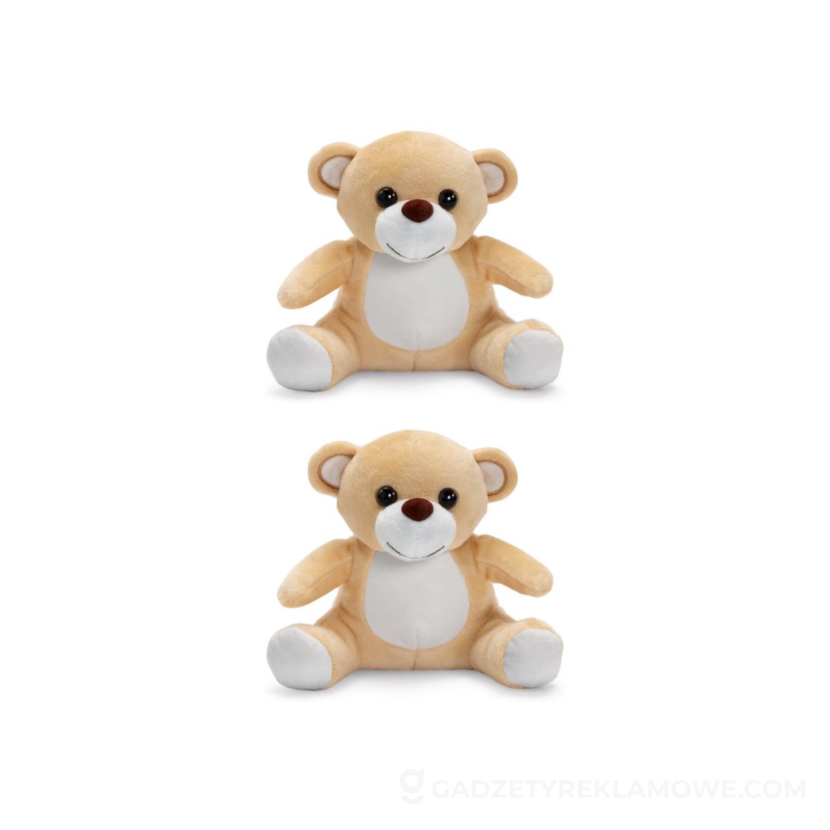 Pluszak poliestrowy Beary w kształcie misia - Jasnobrązowy