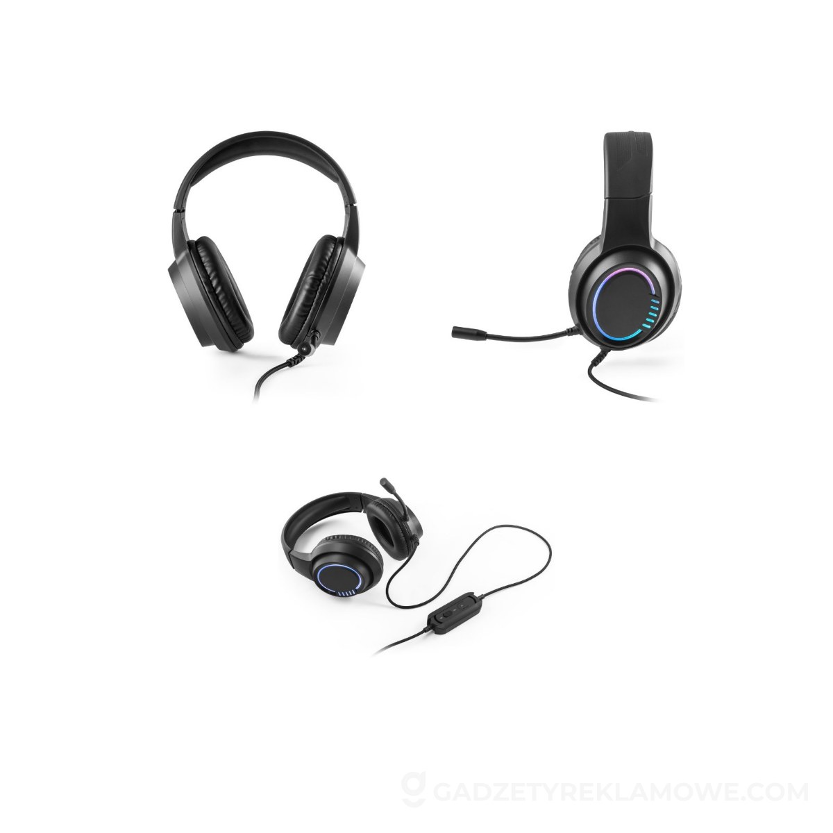 STR-97135-103-wariantu-watermark Thorne Headset RGB. Słuchawki ABS z 2-metrowym kablem, mikrofonem i diodami LED RGB - Czarne