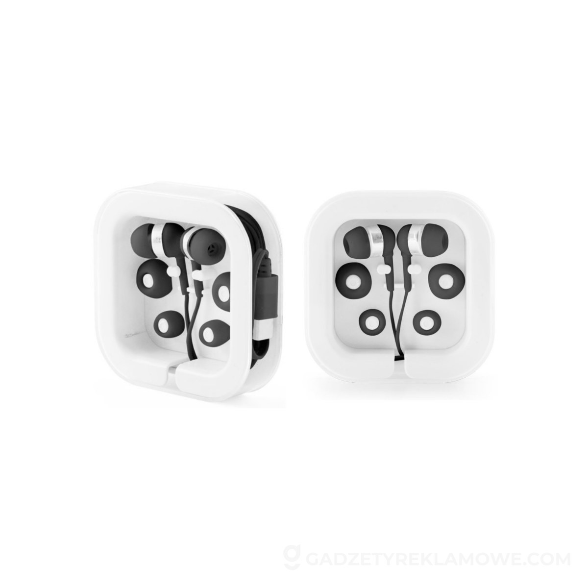 PRESLEY. Słuchawki douszne z 1.2-metrowym kablem USB-C i wbudowanym mikrofonem ABS - Czarne