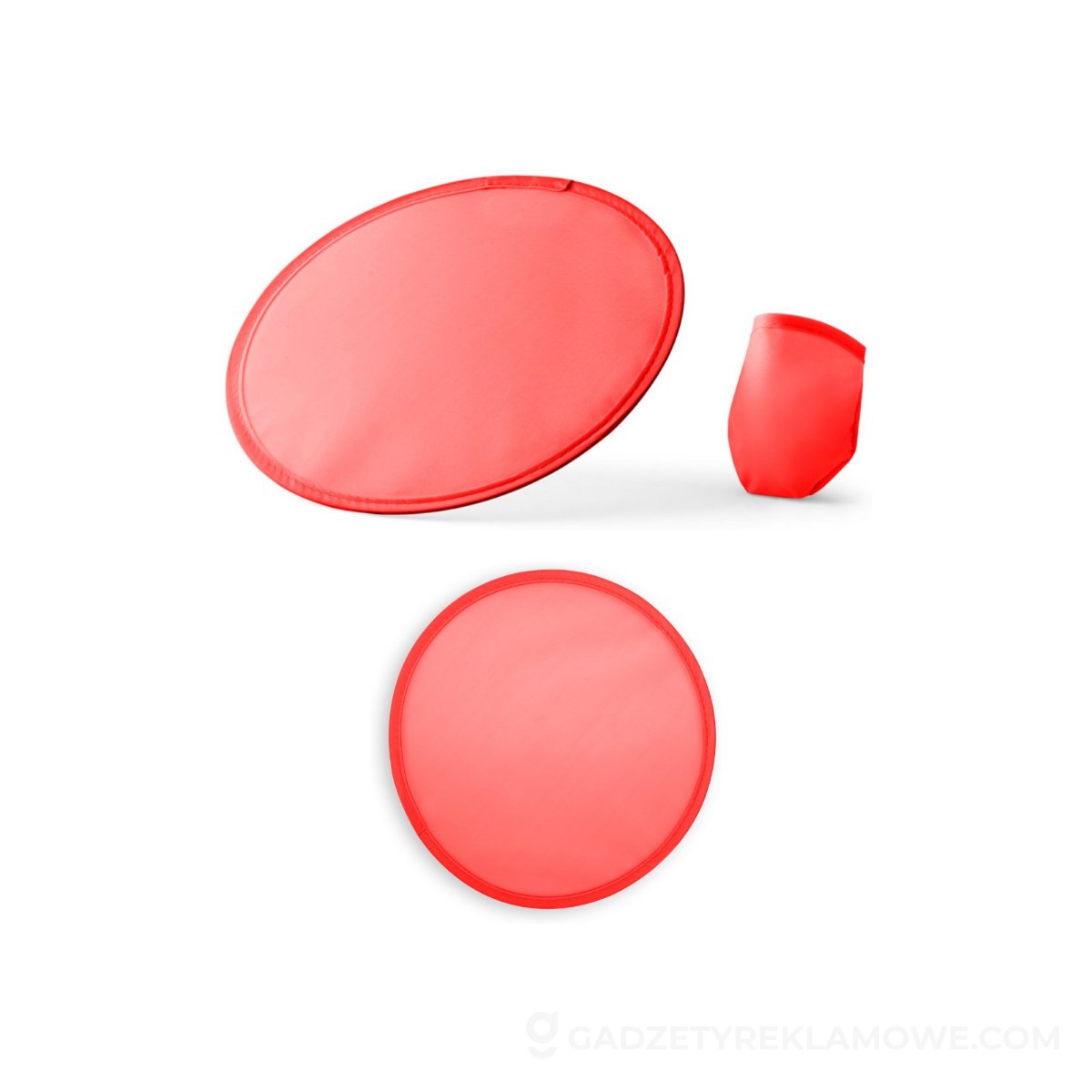STR-98458-105-wariantu-watermark JURUA. Składane frisbee wykonane z materiału 190T - czerwone