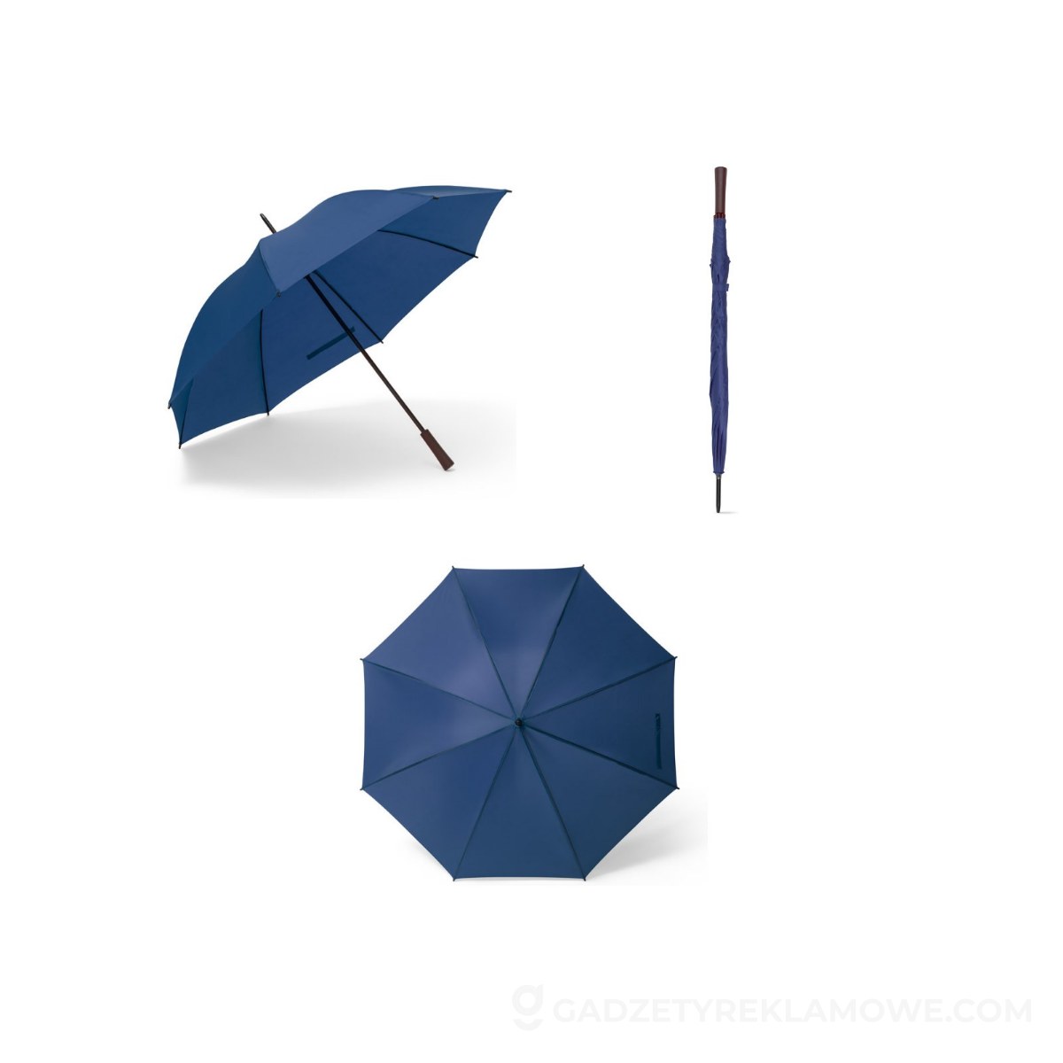 ZANE. Parasol, poliester 190T - Granatowy