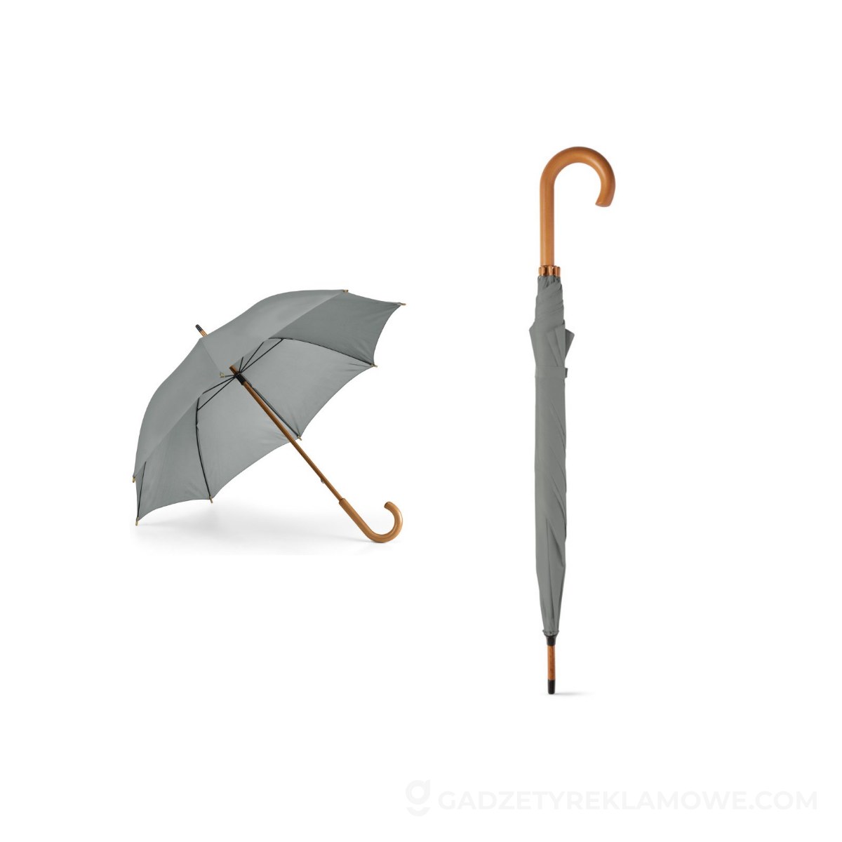 BETSEY. Parasol z poliestru 190T - Szary