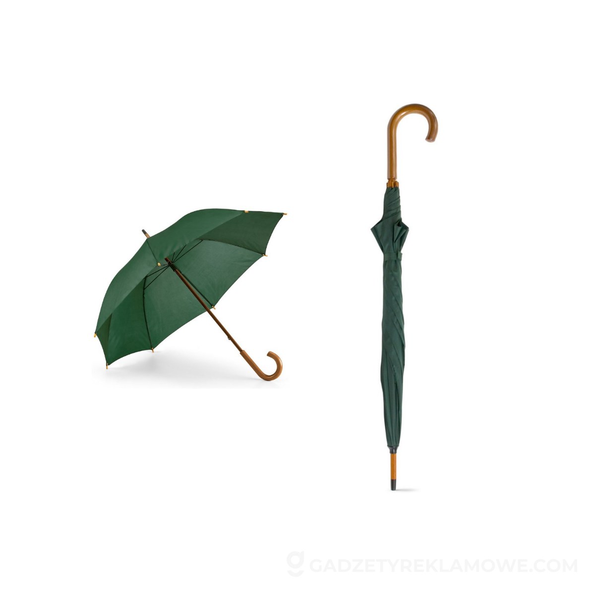 BETSEY. Parasol z poliestru 190T - Ciemnozielony