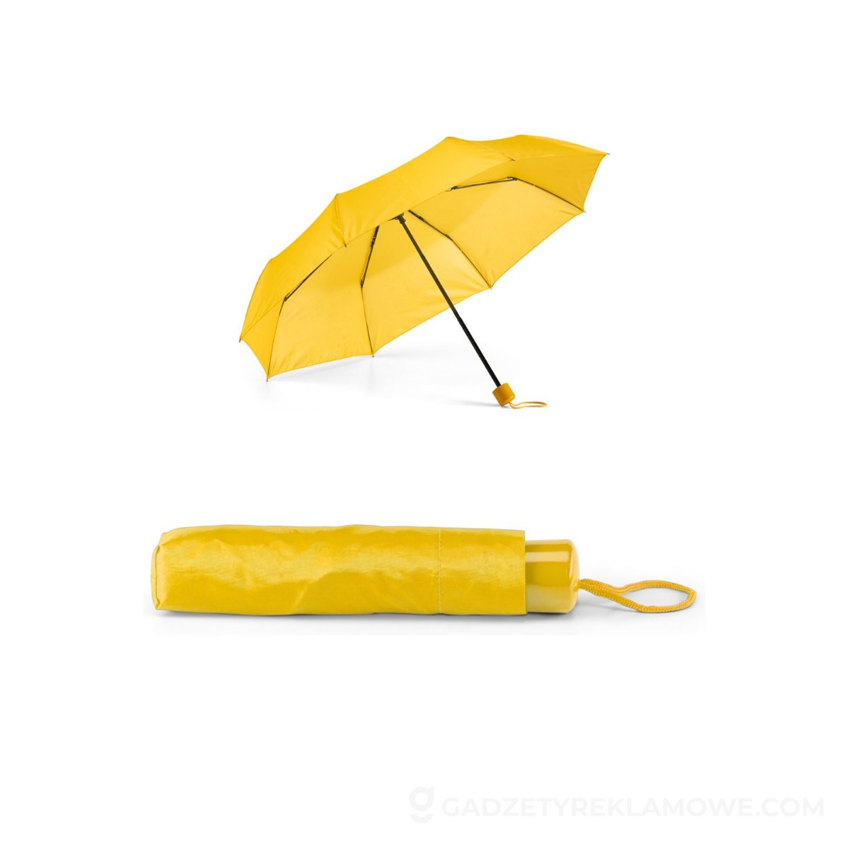 STR-99138-108-wariantu-watermark MARIA. Składany parasol z poliestru 190T - żółty