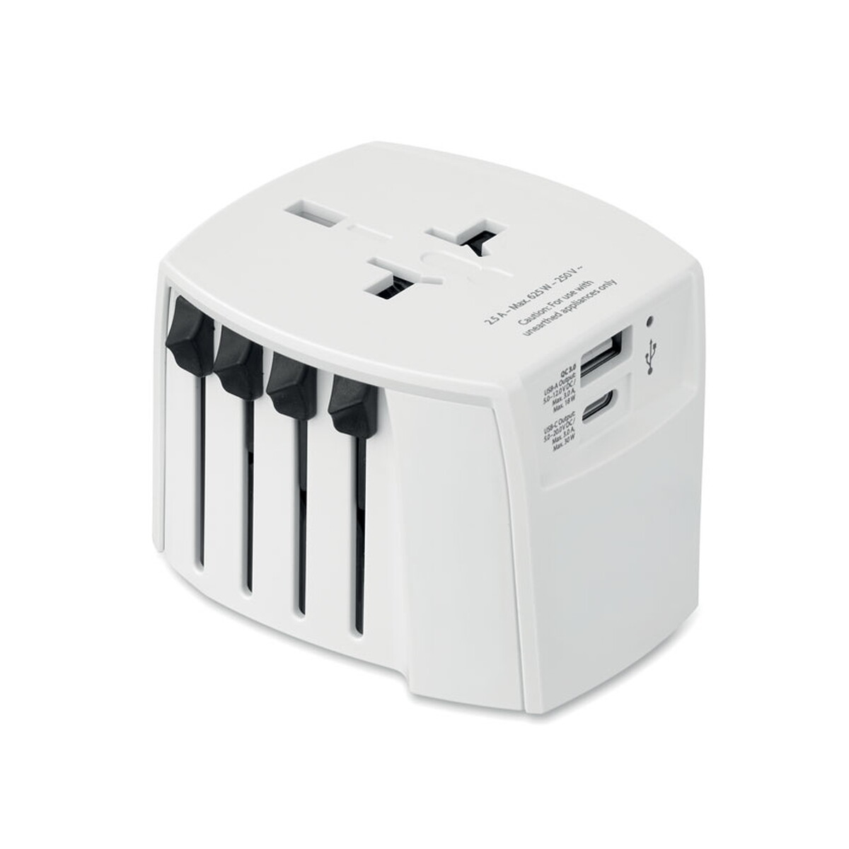 Adaptery podróżne z logo – skross® muv usb ac 30w pd muv usb ac30 pd – biały mo2980-06 SKROSS® MUV USB AC 30W PD MUV USB AC30 PD - biały mo2980-06