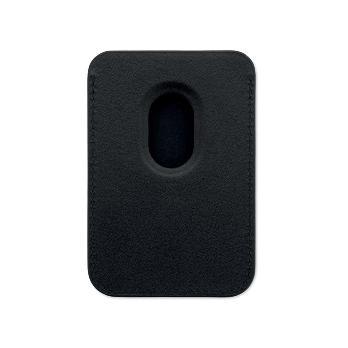 Akcesoria do smartfonów z logo – magnetyczne etui na kartę karta – czarne mo2774-03-back Magnetyczne etui na kartę KARTA - czarne mo2774-03-back