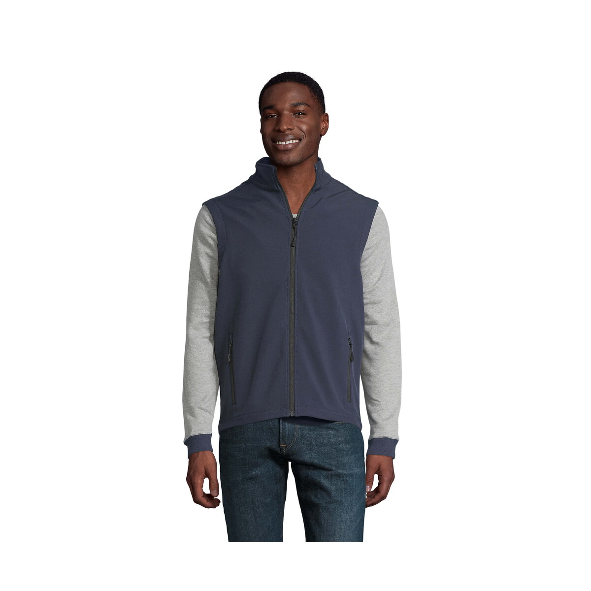 Bezrękawniki z logo – race bw men softshell race bw men – french navy – m s02887-fn RACE BW MEN SOFTSHELL RACE BW MEN - French Navy - M s02887-fn