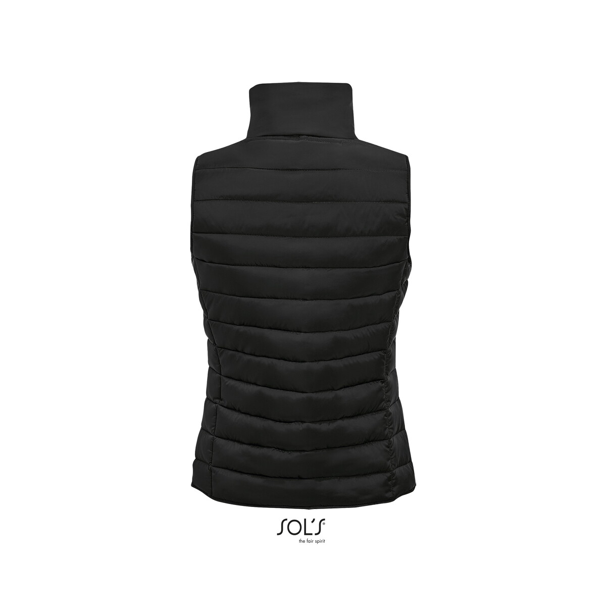 Bezrękawniki z logo – wave damska kamizelka 180g wave women – czarna – xl s01437-bk-back WAVE Damska kamizelka 180g WAVE WOMEN - Czarna - XL s01437-bk-back
