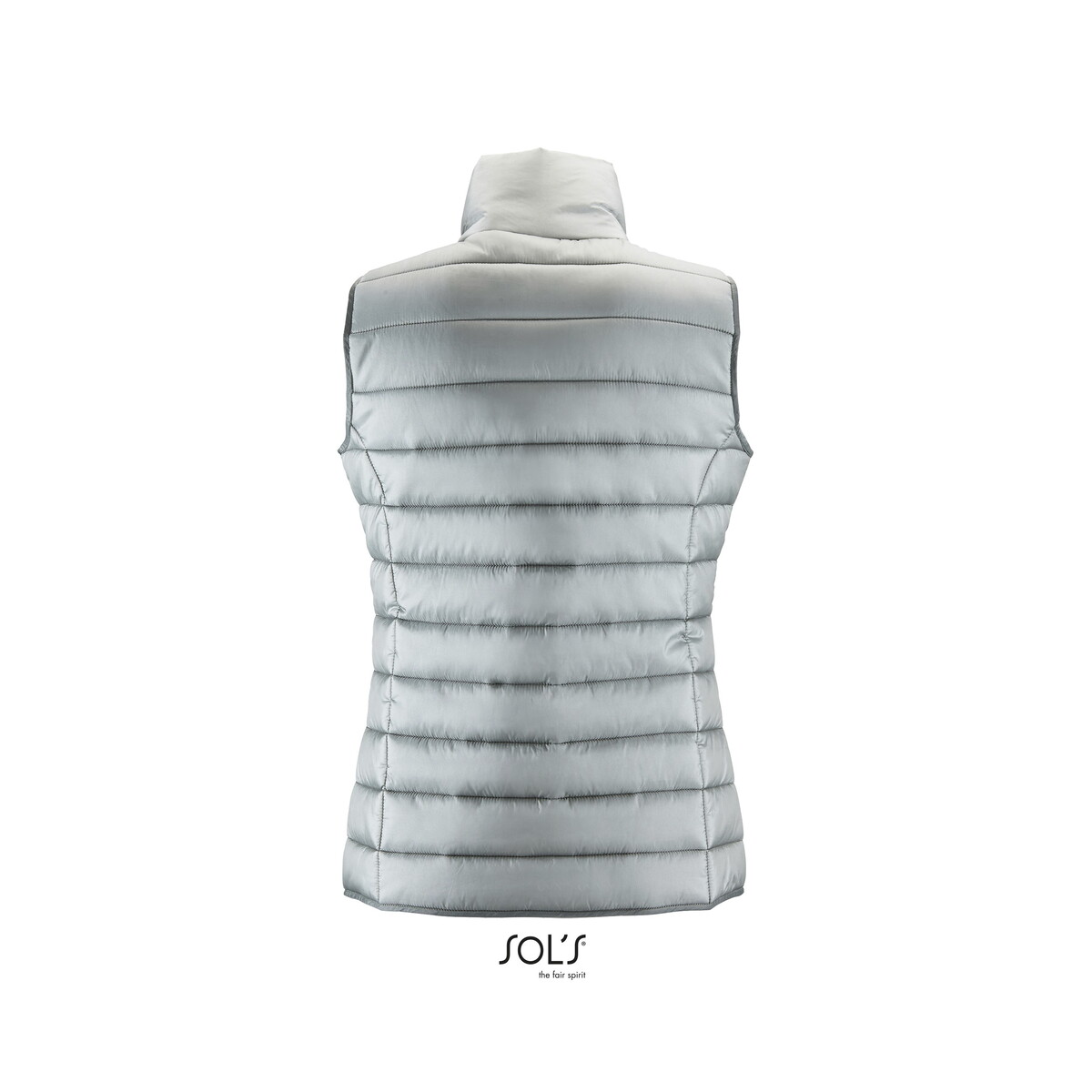 Bezrękawniki z logo – wave damska kamizelka 180g wave women – metal grey – xl s01437-mg-back WAVE Damska kamizelka 180g WAVE WOMEN - Metal Grey - XL s01437-mg-back