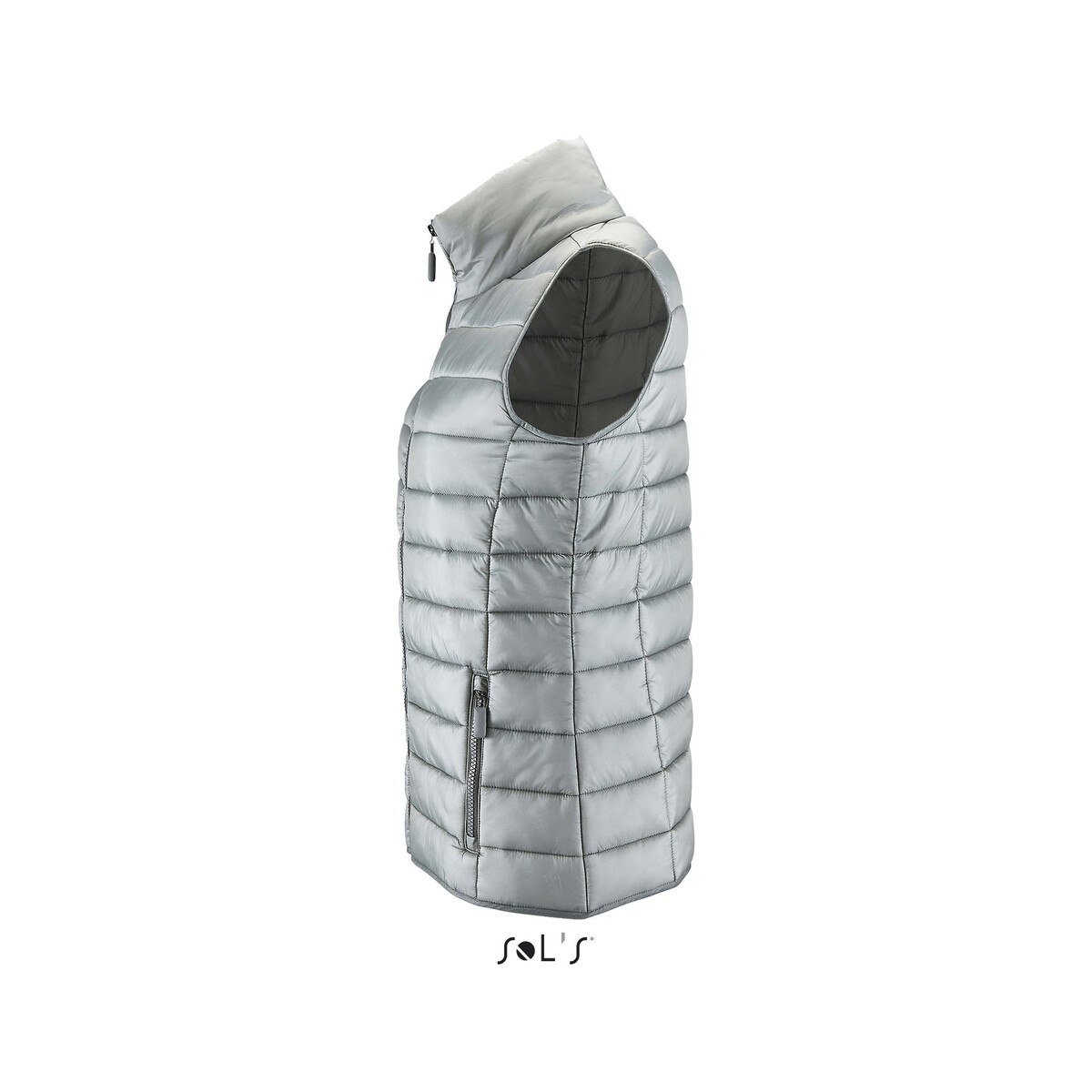Bezrękawniki z logo – wave damska kamizelka 180g wave women – metal grey – xl s01437-mg-side WAVE Damska kamizelka 180g WAVE WOMEN - Metal Grey - XL s01437-mg-side