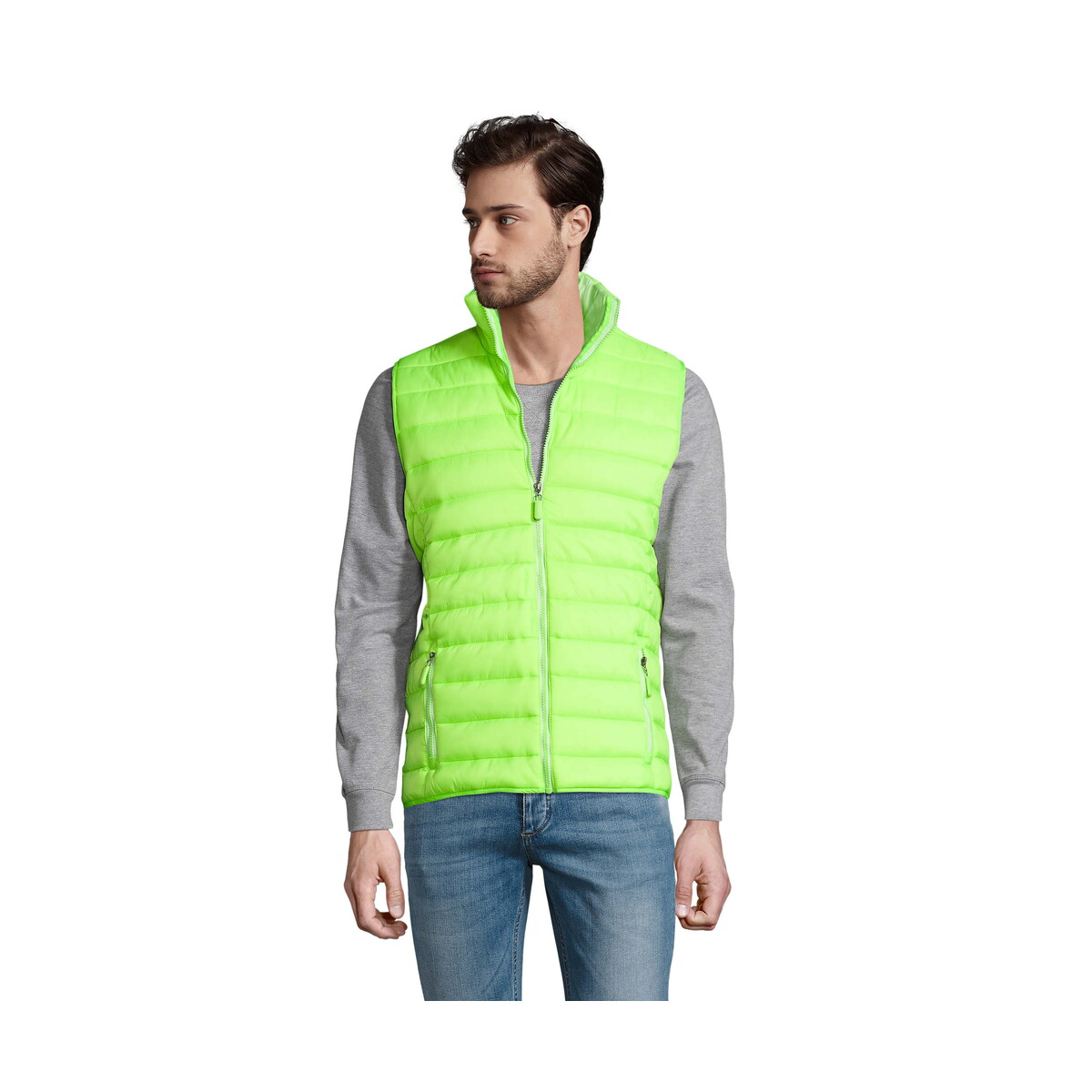 WAVE MEN Bezrękawnik WAVE MEN - Neon Lime - S s01436-nl