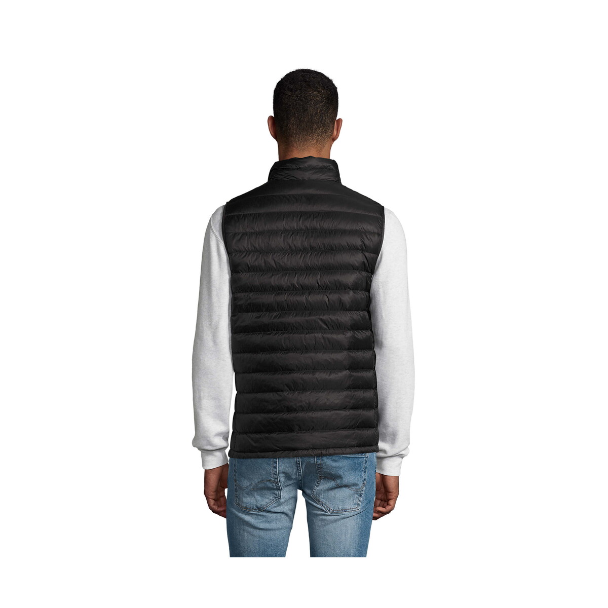 Bezrękawniki z logo – wilson bw męskie 380t wilson bw men – czarne – m s02889-bk-back WILSON BW MĘSKIE 380T WILSON BW MEN - Czarne - M s02889-bk-back