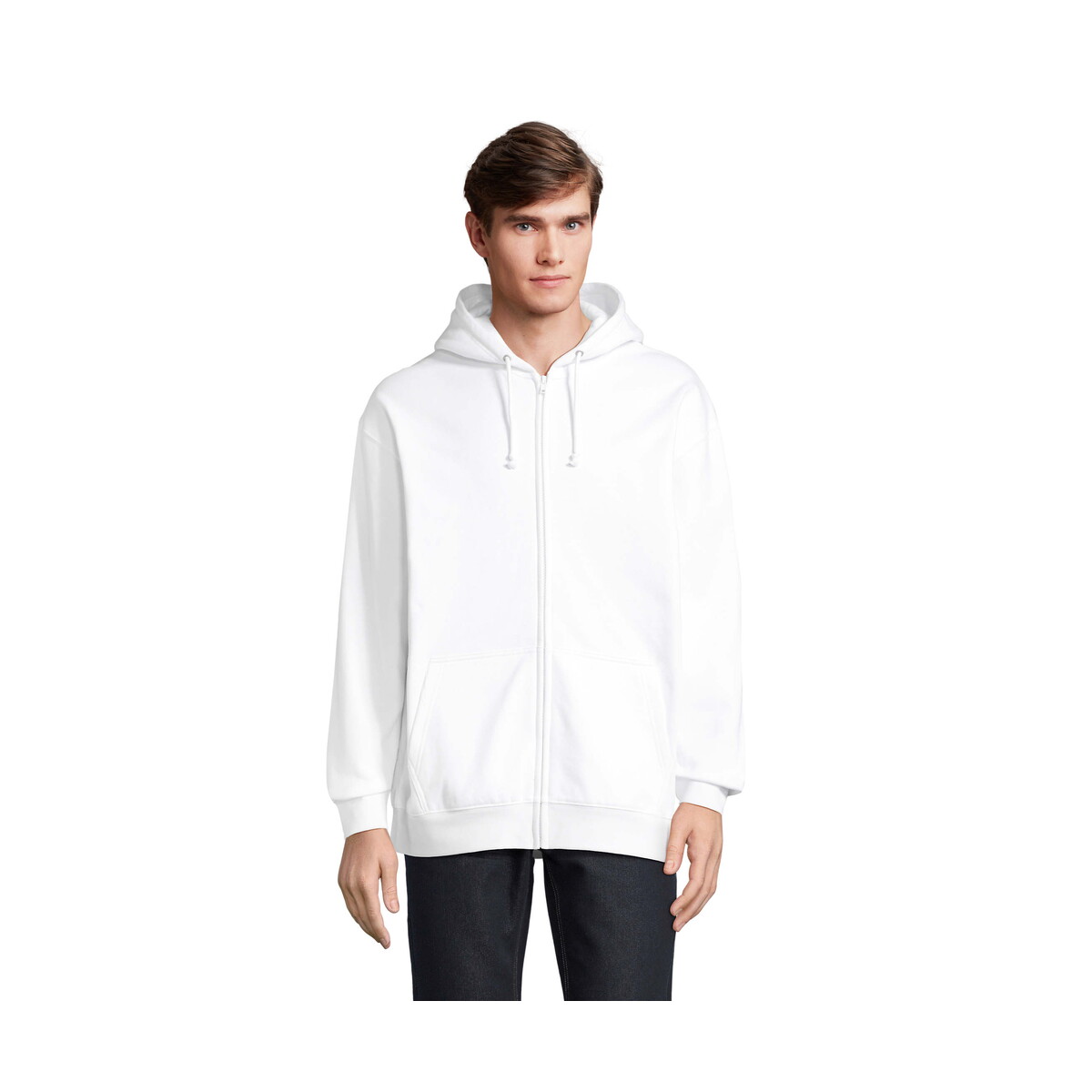 Bluzy z logo – carter bluza z kapturem carter – biała – s s03812-wh CARTER Bluza z kapturem CARTER - Biała - S s03812-wh