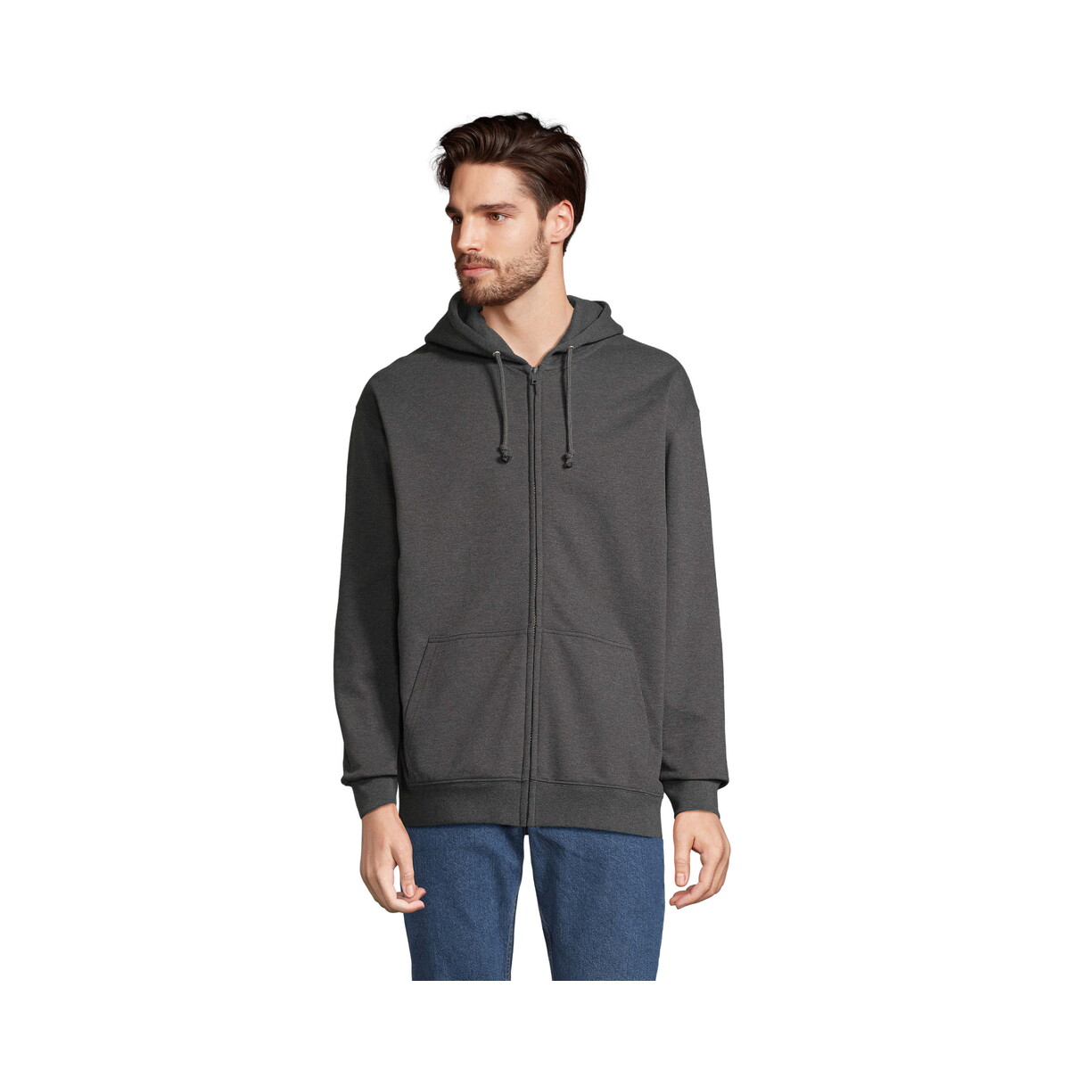 CARTER Bluza z kapturem CARTER - Charcoal Melange - 3XL s03812-ce