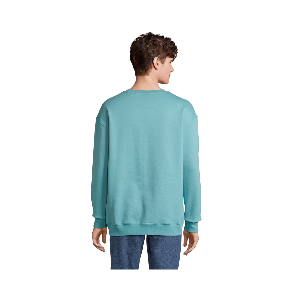 Bluzy z logo – columbia bluza unisex columbia – pool blue – xs s03814-bp-back COLUMBIA BLUZA UNISEX COLUMBIA - Pool Blue - XS s03814-bp-back