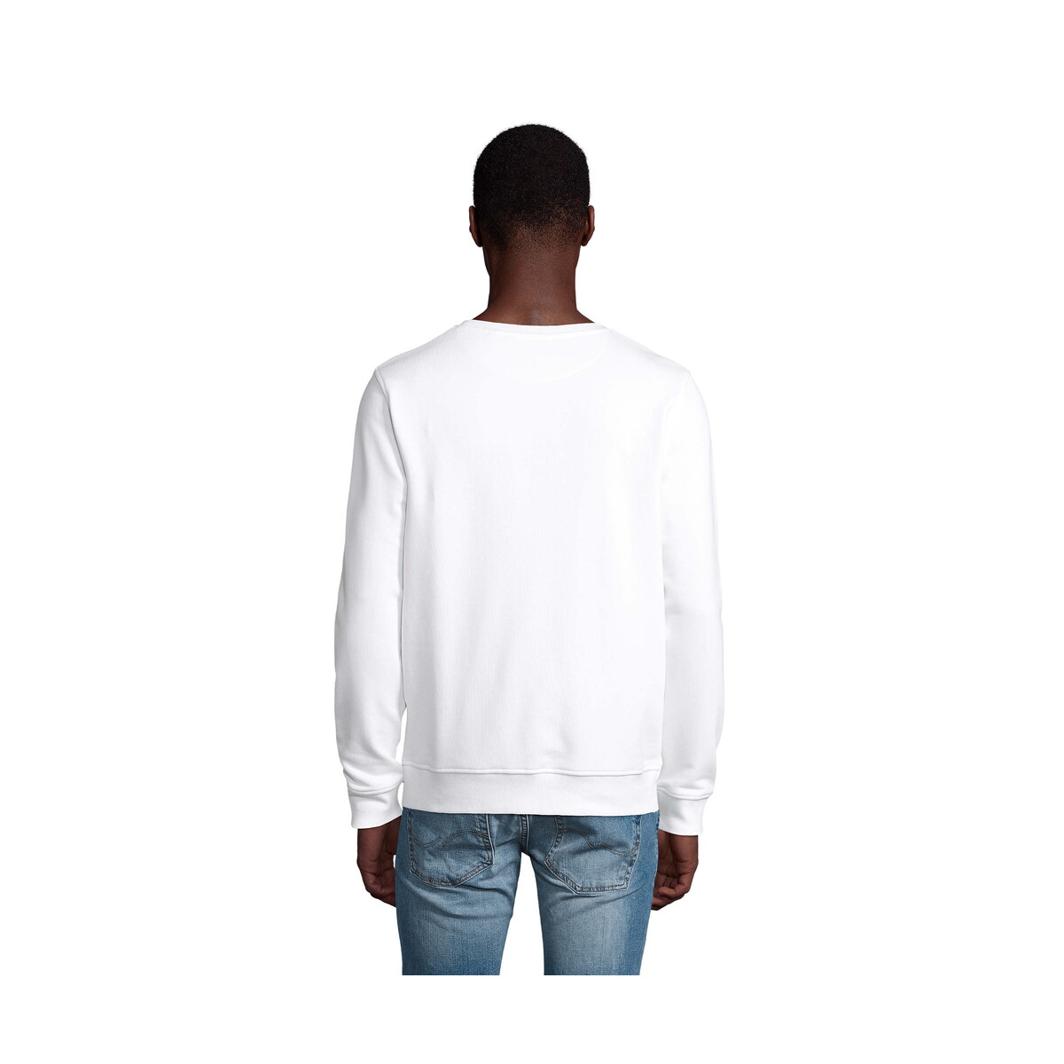 Bluzy z logo – komet sweater 280g comet – biały – xxl s03574-wh-side KOMET SWEATER 280g COMET - Biały - XXL s03574-wh-side