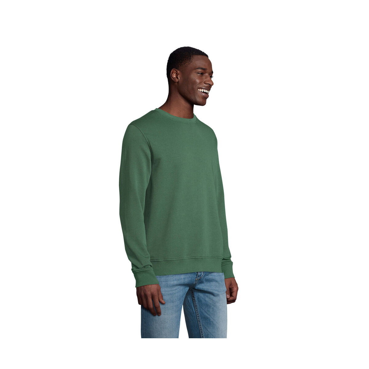 Bluzy z logo – komet sweater 280g comet – ciemno-zielony – xxl s03574-bo-back KOMET SWEATER 280g COMET - Ciemno-Zielony - XXL s03574-bo-back