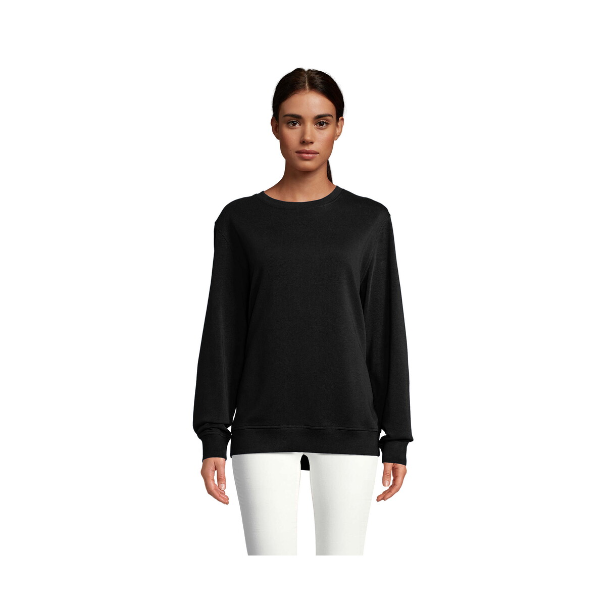 Bluzy z logo – komet sweater 280g comet – czarny – 4xl s03574-bk KOMET SWEATER 280g COMET - Czarny - 4XL s03574-bk