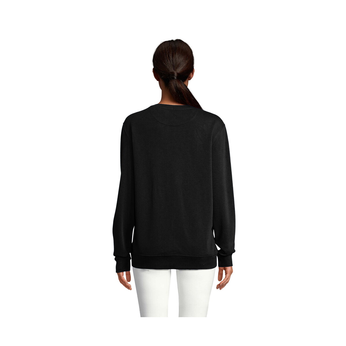 Bluzy z logo – komet sweater 280g comet – czarny – 4xl s03574-bk-side KOMET SWEATER 280g COMET - Czarny - 4XL s03574-bk-side