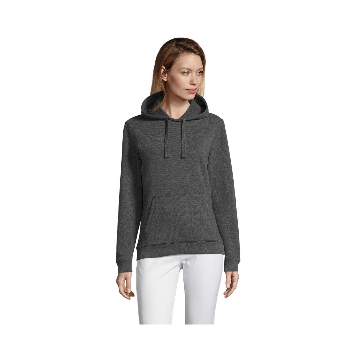 SPENCER damska bluza 280g SPENCER WOMEN - Charcoal Melange - M s03103-ce