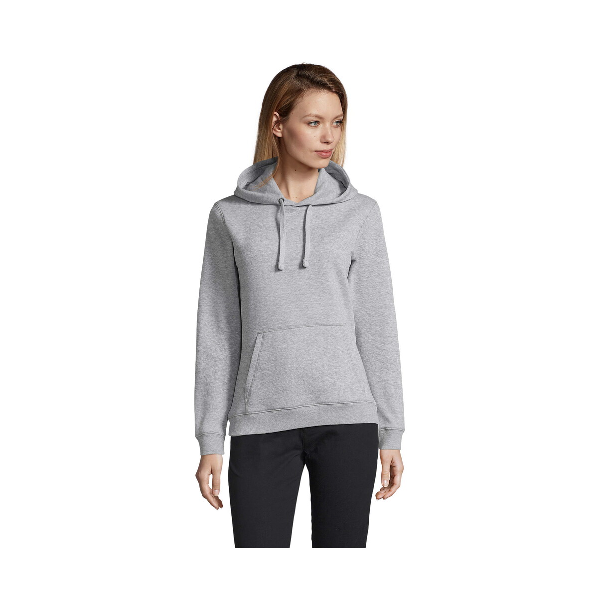 SPENCER damska bluza 280g SPENCER WOMEN - Szary Melanż 2 - M s03103-gy