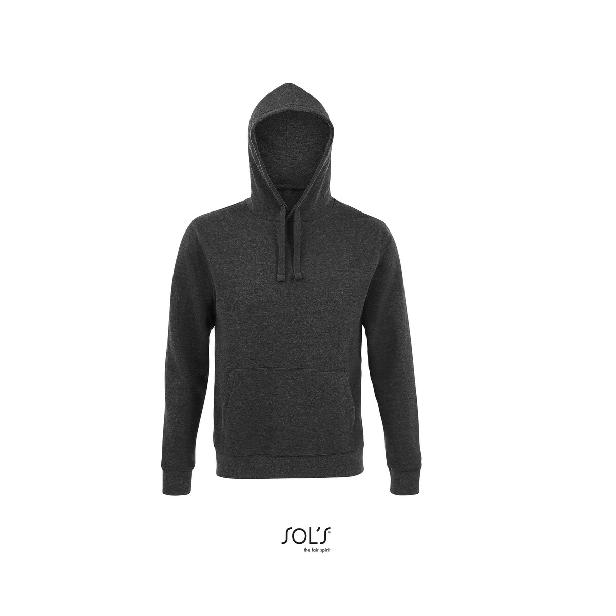 Bluzy z logo – spencer męska bluza 280g spencer – charcoal melange – m s02991-ce SPENCER męska bluza 280g SPENCER - Charcoal Melange - M s02991-ce