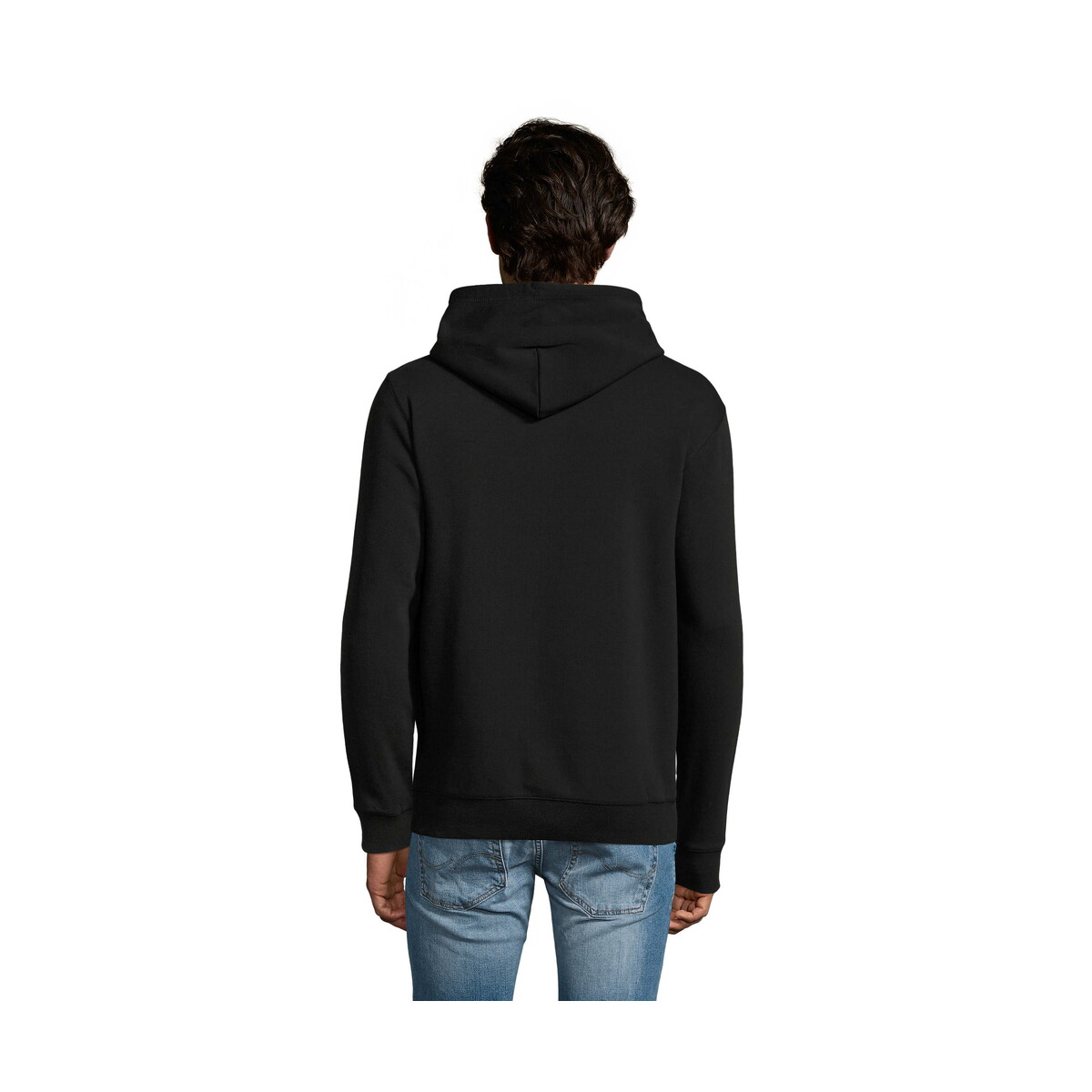 Bluzy z logo – spencer męska bluza 280g spencer – czarna – xl s02991-bk-back SPENCER męska bluza 280g SPENCER - Czarna - XL s02991-bk-back
