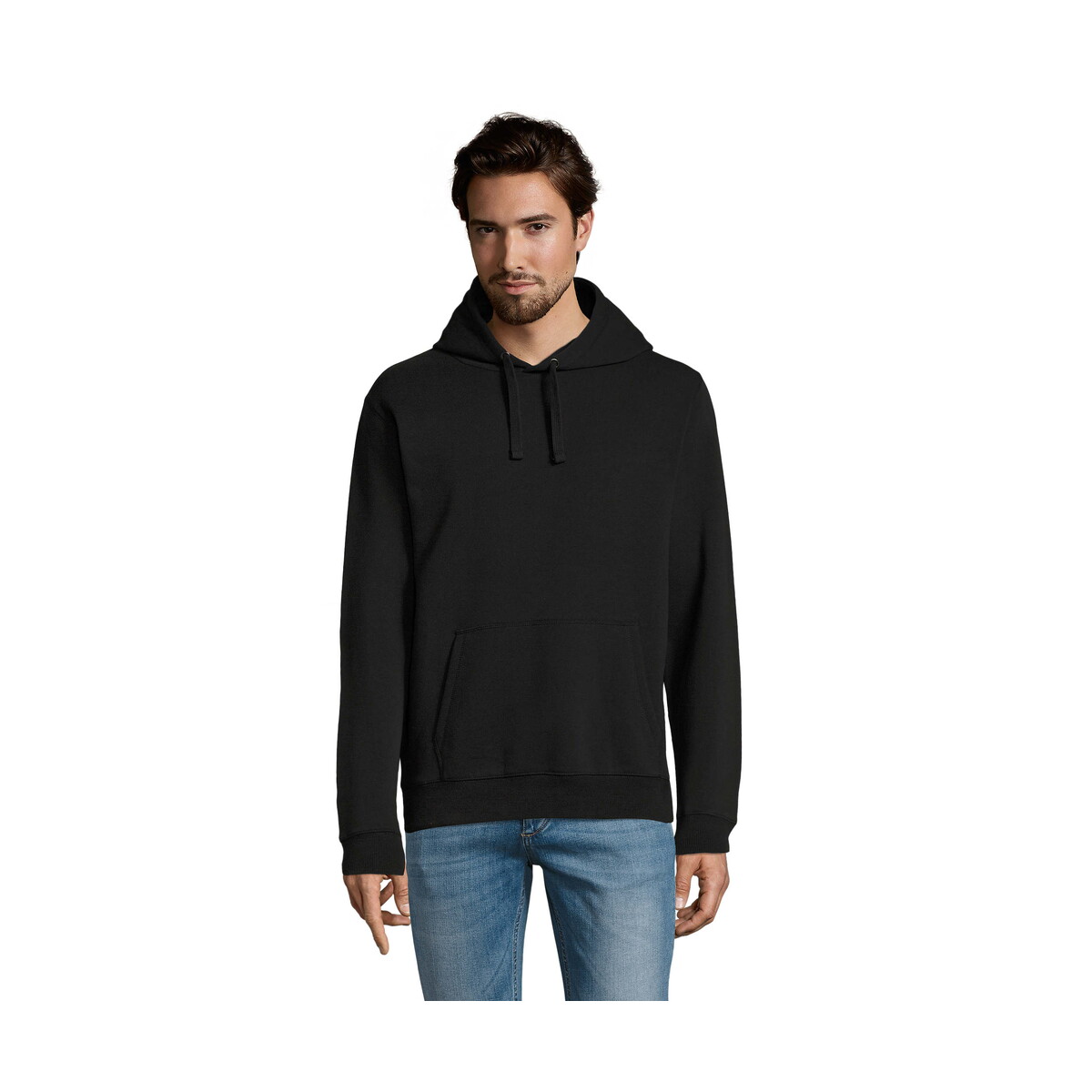 Bluzy z logo – spencer męska bluza 280g spencer – czarna – xs s02991-bk SPENCER męska bluza 280g SPENCER - Czarna - XS s02991-bk