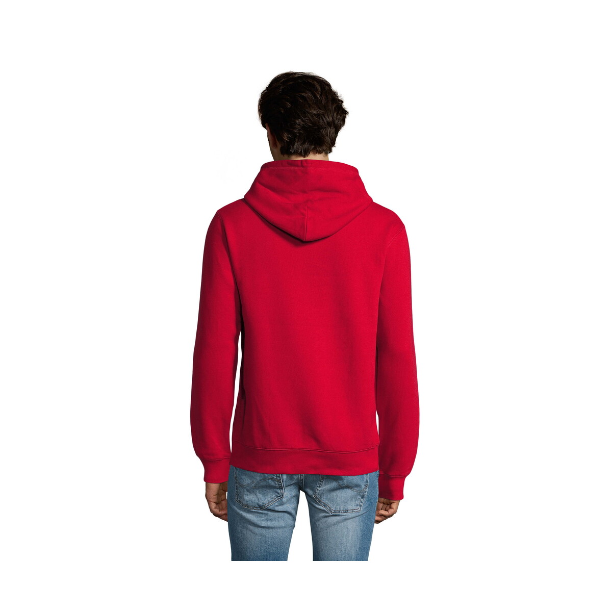 Bluzy z logo – spencer męska bluza 280g spencer – czerwona – m s02991-rd-back SPENCER męska bluza 280g SPENCER - Czerwona - M s02991-rd-back