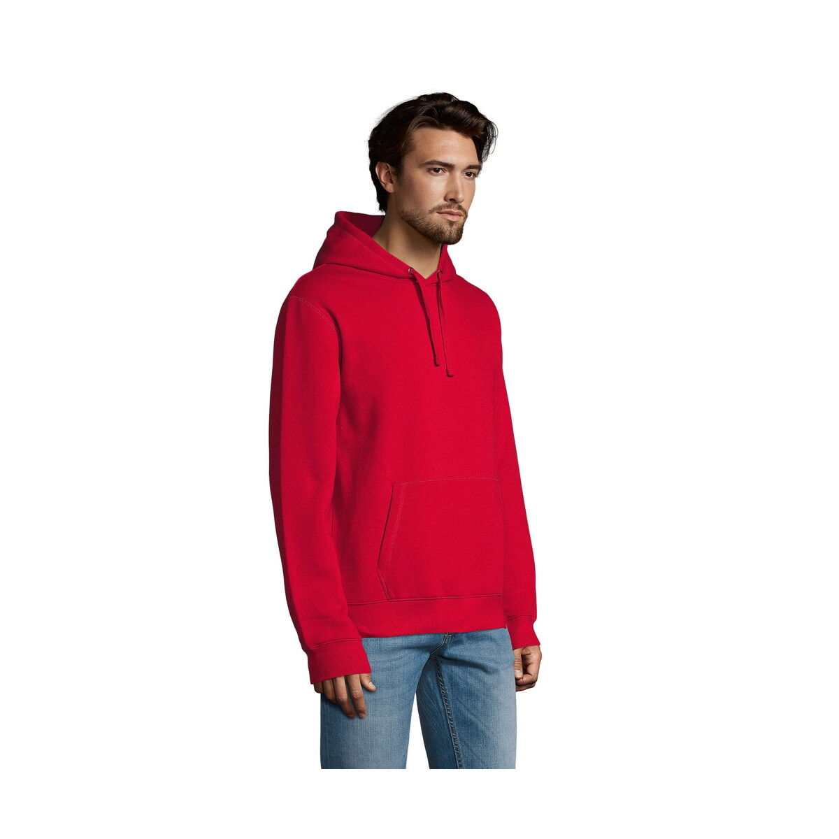 Bluzy z logo – spencer męska bluza 280g spencer – czerwona – m s02991-rd-side SPENCER męska bluza 280g SPENCER - Czerwona - M s02991-rd-side