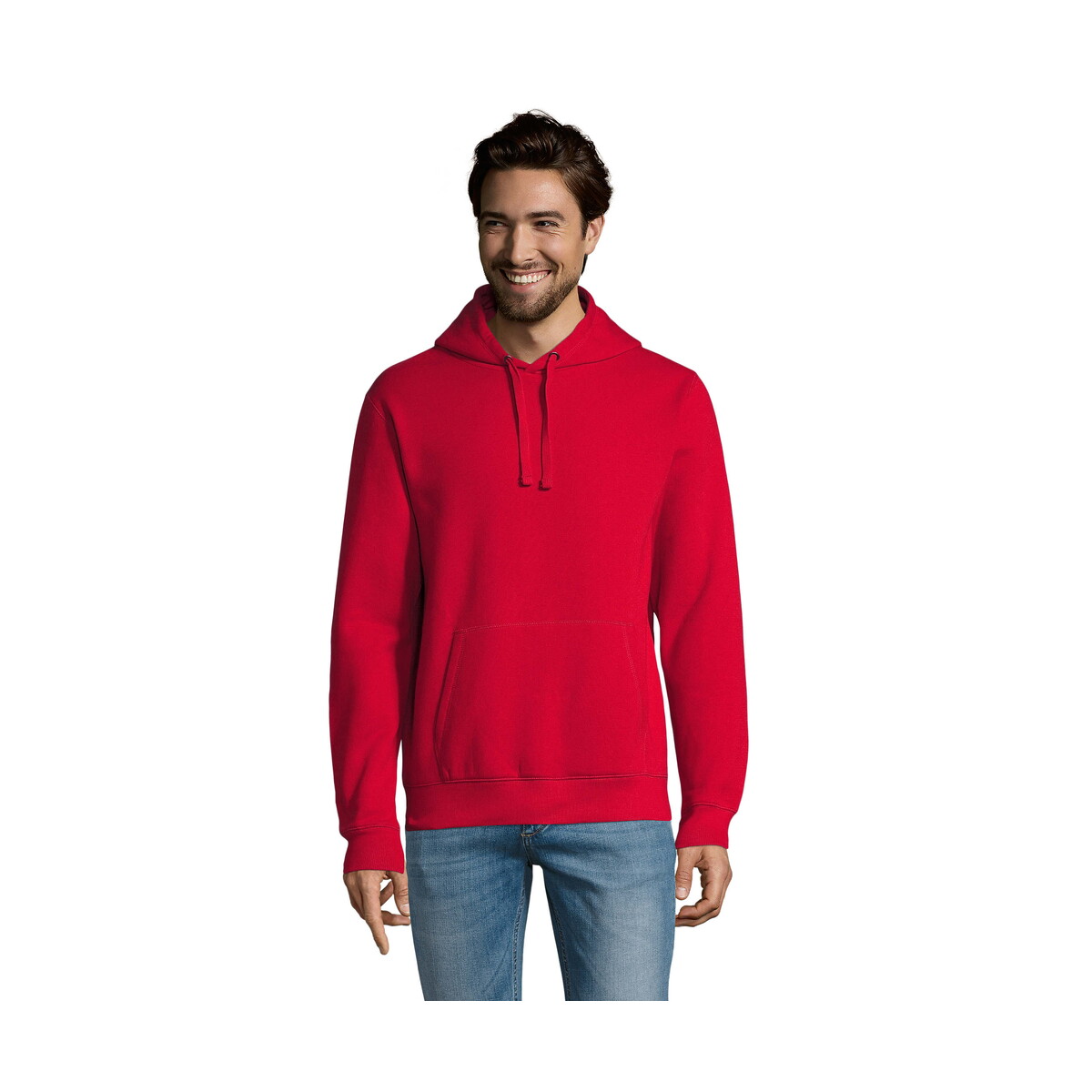 SPENCER męska bluza 280g SPENCER - Czerwona - S s02991-rd