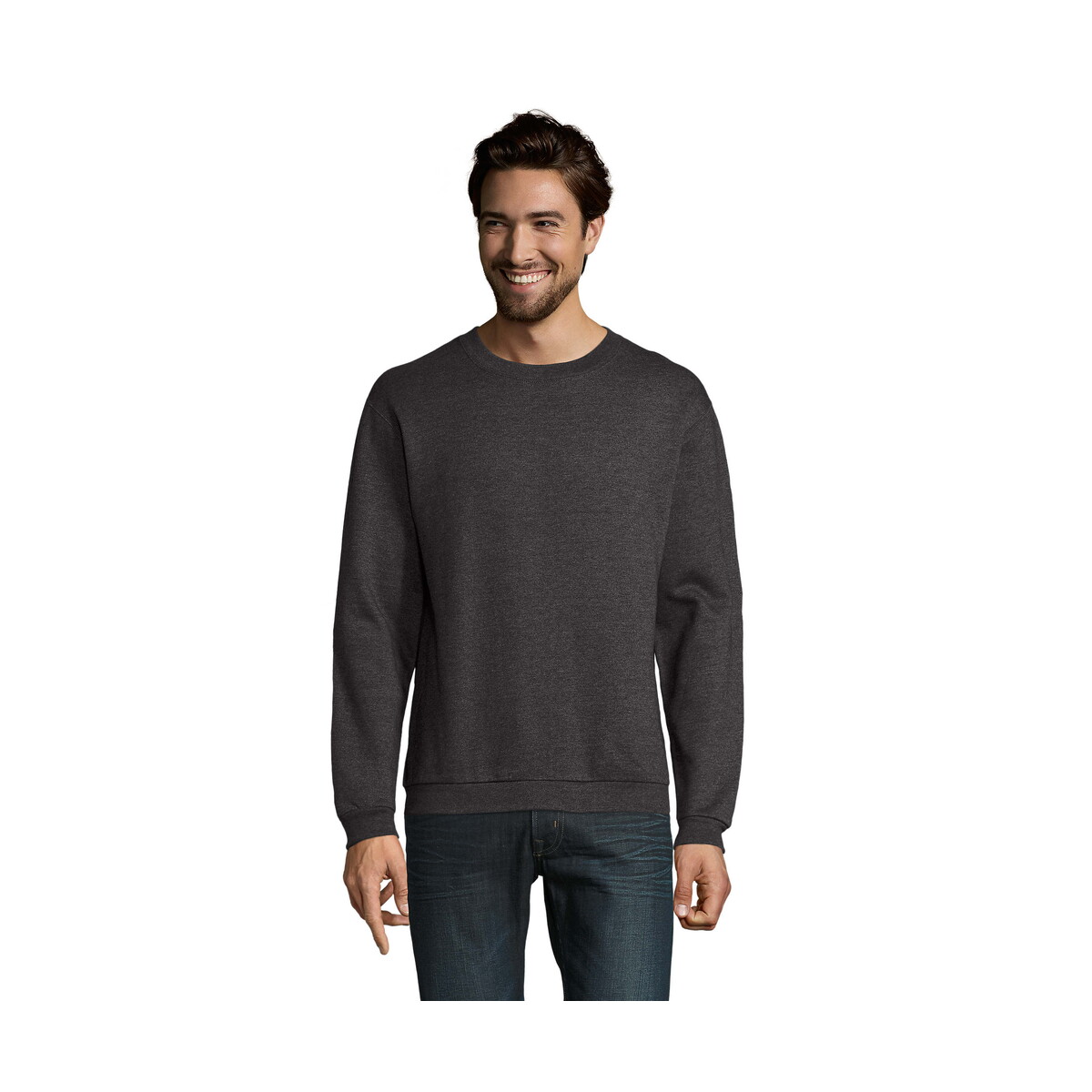 SPIDER Męska bluza 260g SPIDER - Charcoal Melange - XL s01168-ce