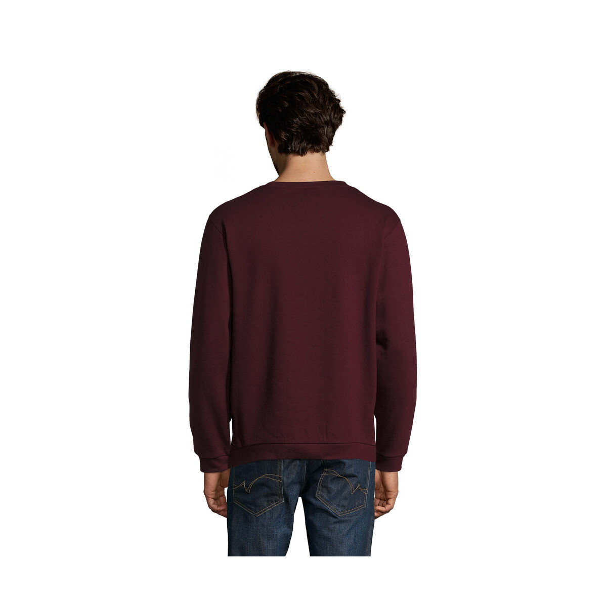 Bluzy z logo – spider męska bluza 260g spider – oxblood – l s01168-ox-back SPIDER Męska bluza 260g SPIDER - Oxblood - L s01168-ox-back