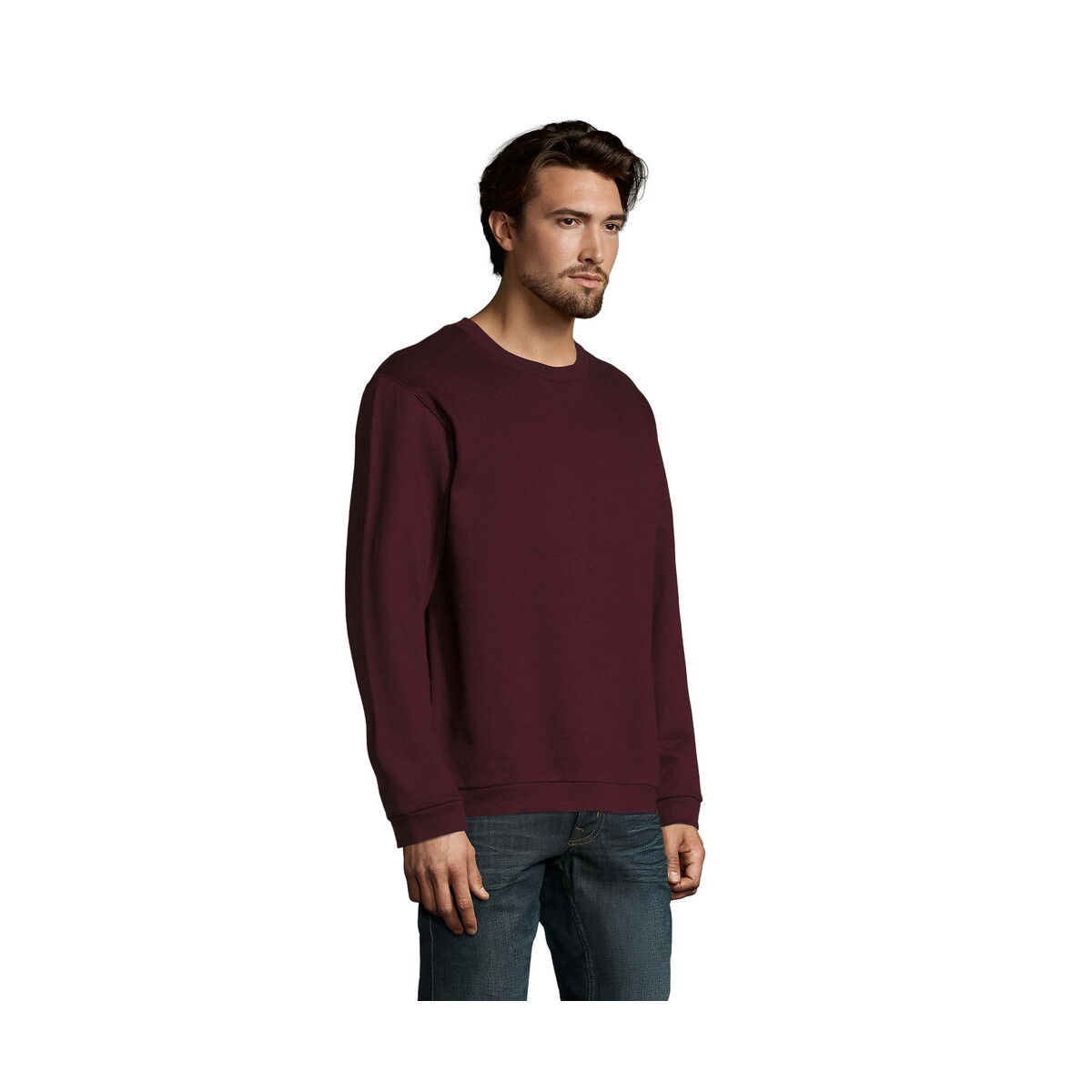 Bluzy z logo – spider męska bluza 260g spider – oxblood – l s01168-ox-side SPIDER Męska bluza 260g SPIDER - Oxblood - L s01168-ox-side