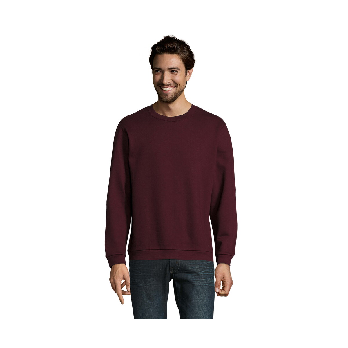 SPIDER Męska bluza 260g SPIDER - Oxblood - S s01168-ox