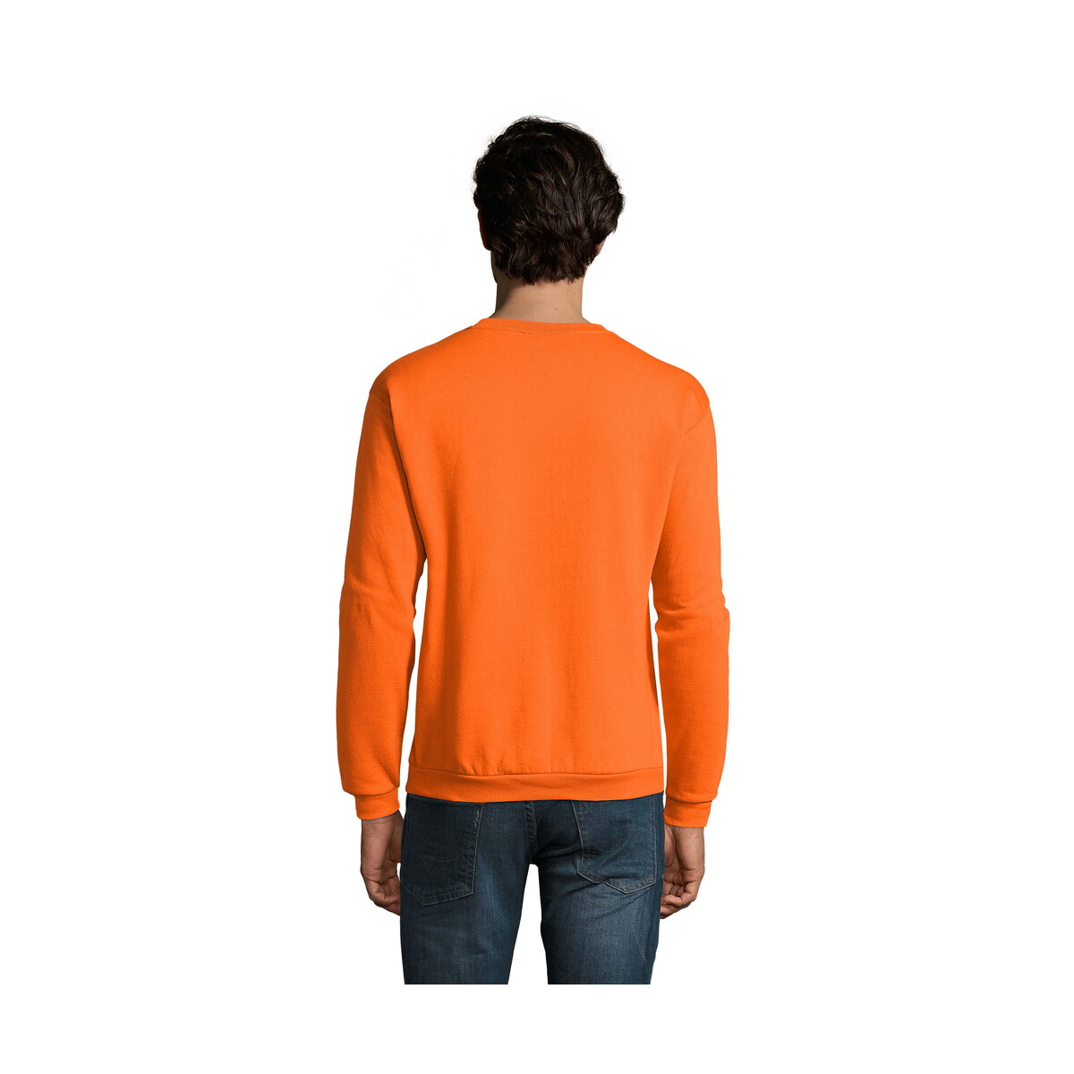 Bluzy z logo – spider męska bluza 260g spider – pomarańczowa – l s01168-or-back SPIDER Męska bluza 260g SPIDER - Pomarańczowa - L s01168-or-back