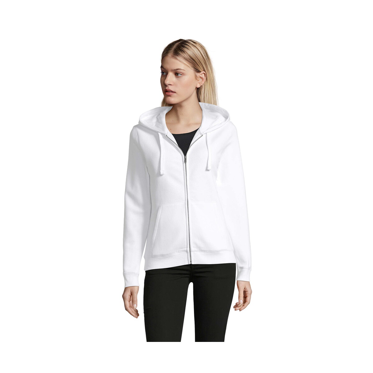 SPIKE HOOD Damskie 280gr SPIKE WOMEN - Biała - XXL s03106-wh