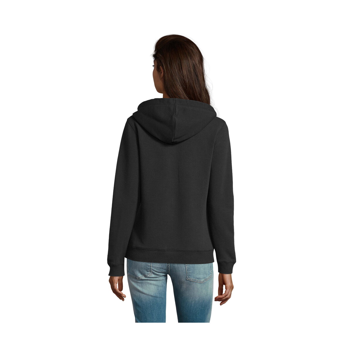 Bluzy z logo – spike hood damskie 280gr spike women – czarna – xxl s03106-bk-back SPIKE HOOD Damskie 280gr SPIKE WOMEN - Czarna - XXL s03106-bk-back