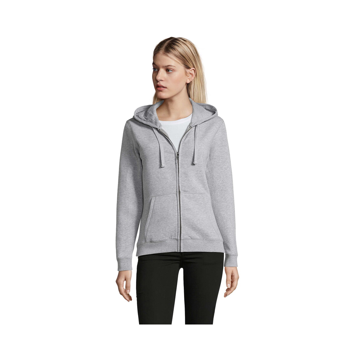 SPIKE HOOD Damskie 280gr SPIKE WOMEN - Szary Melanż 2 - XS s03106-gy