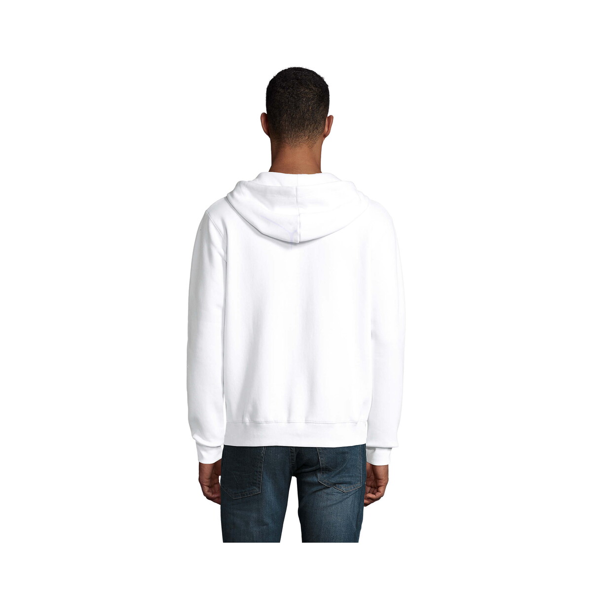 Bluzy z logo – spike hood męskie 280gr spike men – biały – 3xl s03105-wh-back SPIKE HOOD Męskie 280gr SPIKE MEN - Biały - 3XL s03105-wh-back