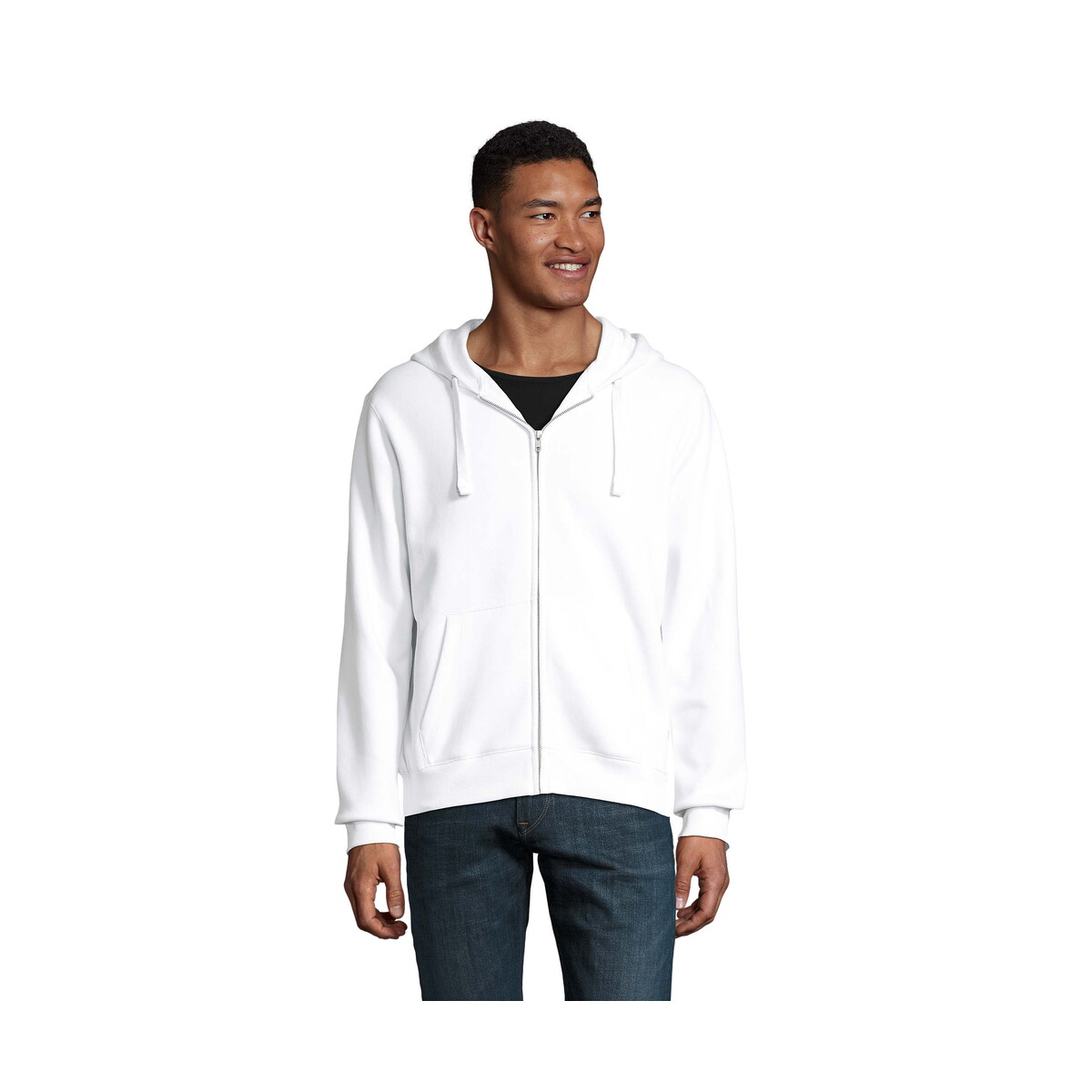 SPIKE HOOD Męskie 280gr SPIKE MEN - Biały - S s03105-wh
