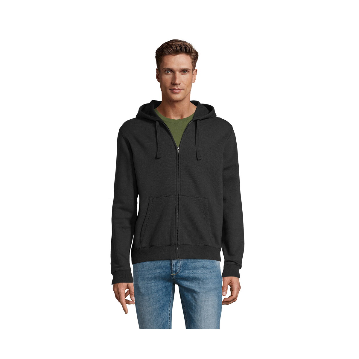 SPIKE HOOD Męskie 280gr SPIKE MEN - Czarny - 3XL s03105-bk