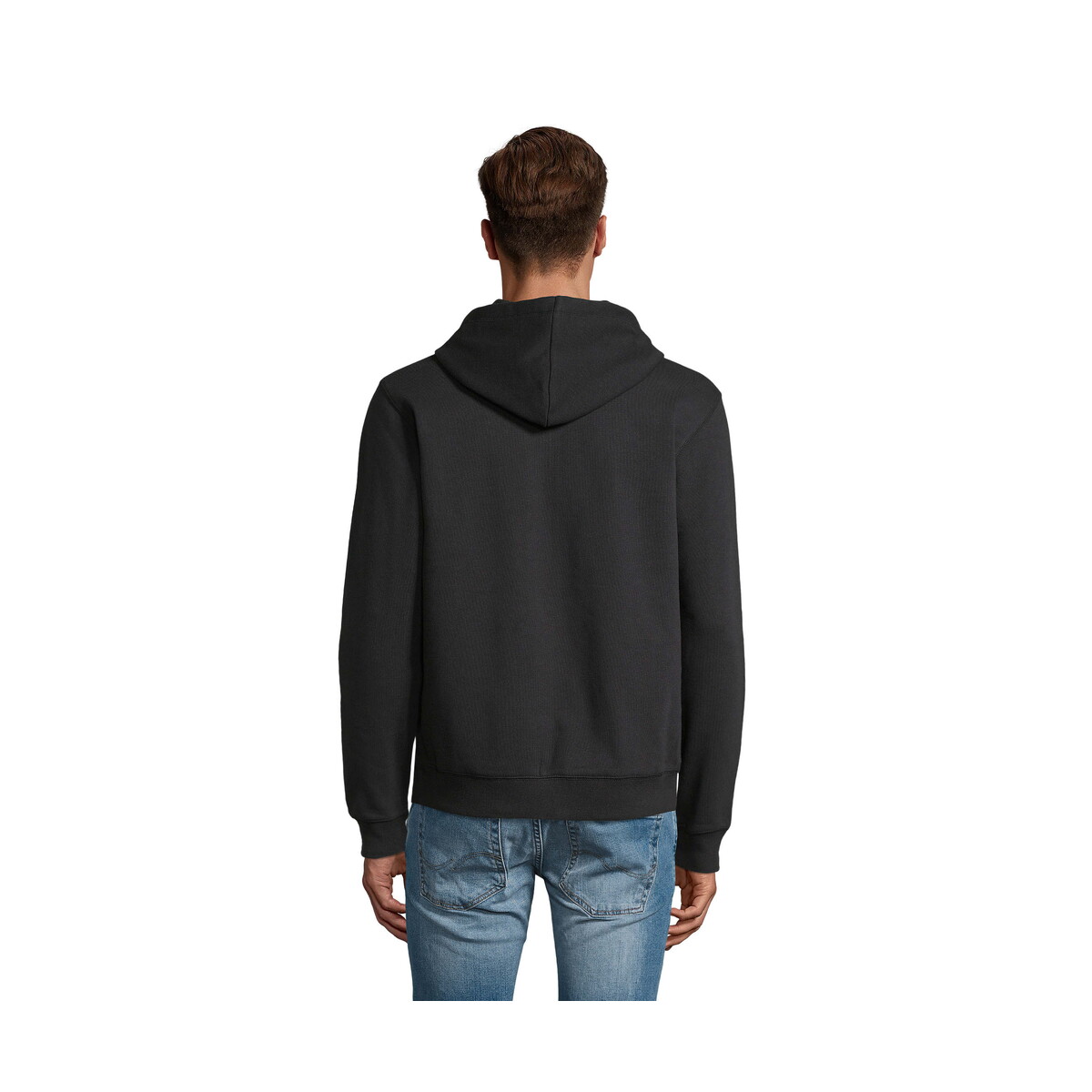 Bluzy z logo – spike hood męskie 280gr spike men – czarny – xxl s03105-bk-back SPIKE HOOD Męskie 280gr SPIKE MEN - Czarny - XXL s03105-bk-back