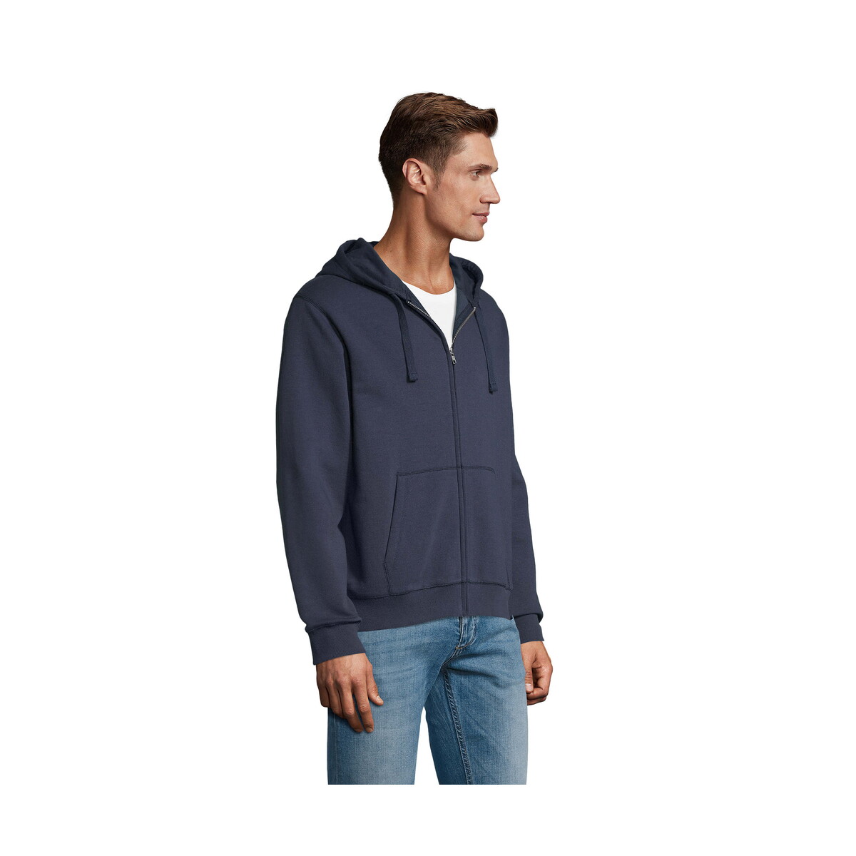Bluzy z logo – spike hood męskie 280gr spike men – french navy – m s03105-fn-side SPIKE HOOD Męskie 280gr SPIKE MEN - French Navy - M s03105-fn-side