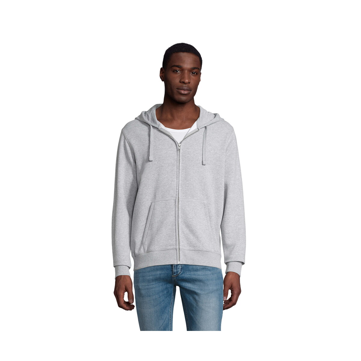 SPIKE HOOD Męskie 280gr SPIKE MEN - Szary Melanż 2 - XXL s03105-gy