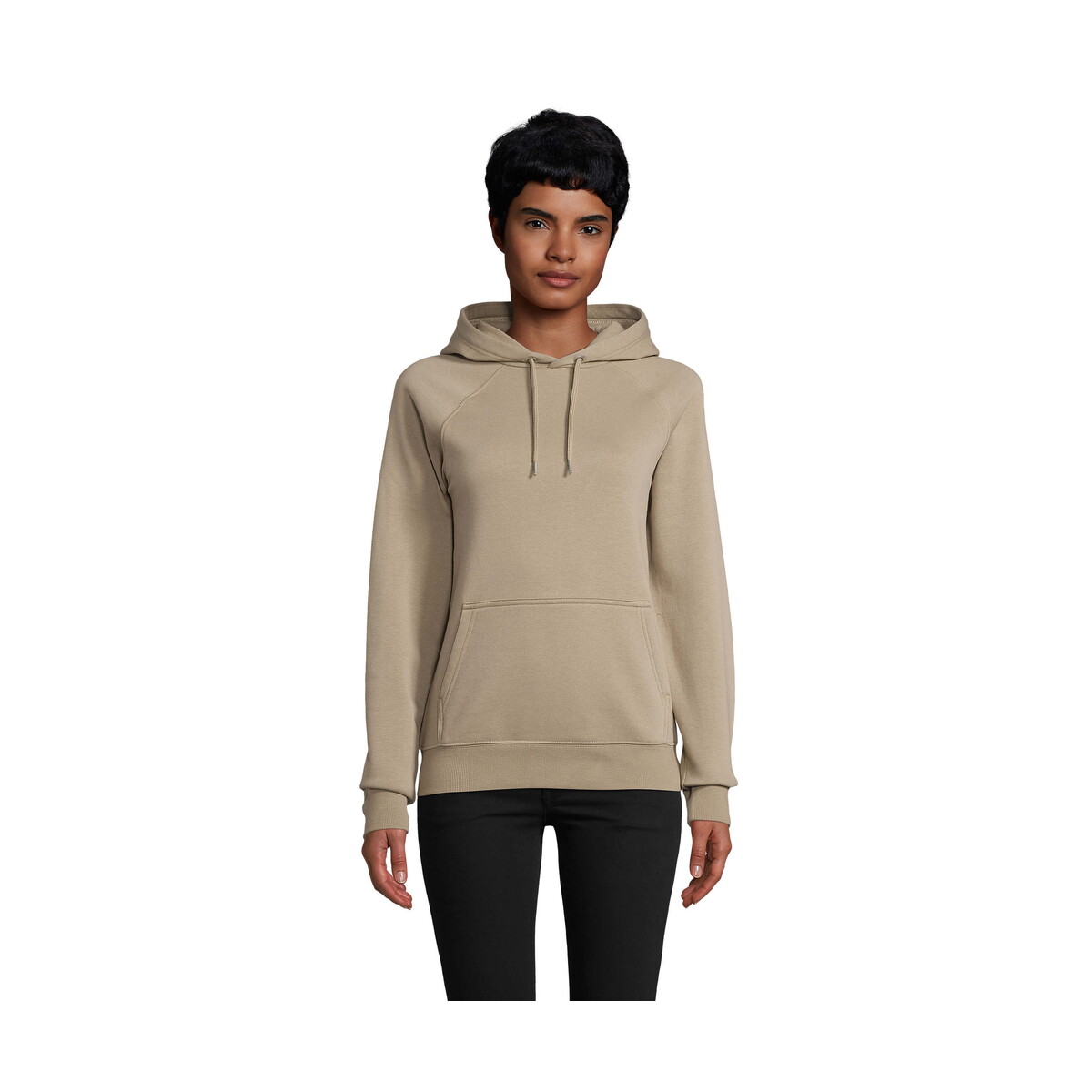 STELLAR Bluza z kapturem STELLAR - Khaki - M s03568-kh