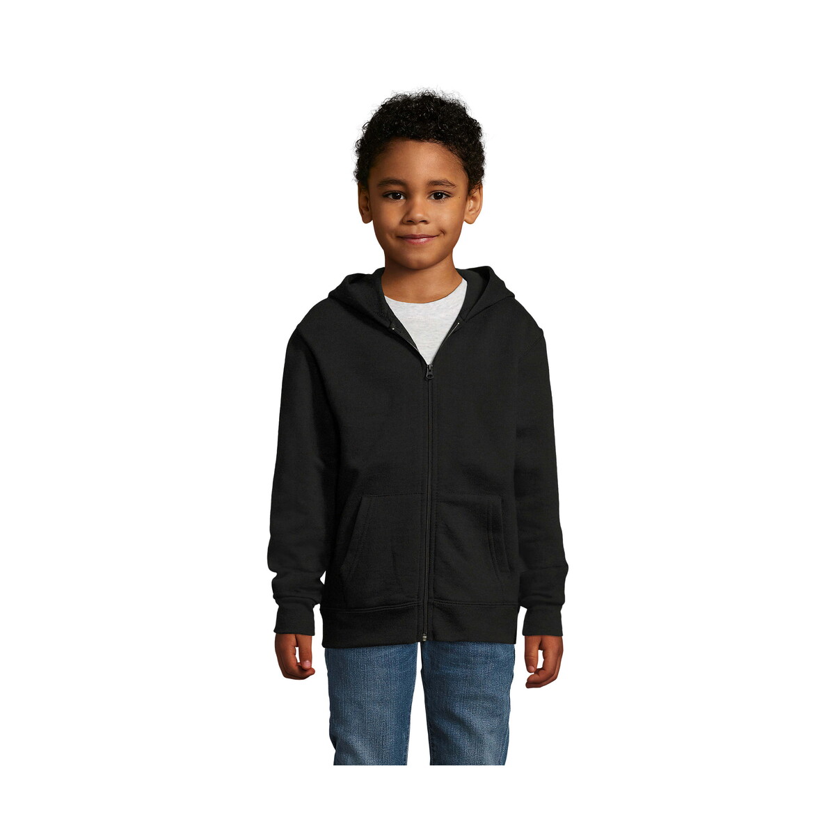 STONE Dziecięcy hoodie STONE KIDS - Czarny - 3XL s02092-bk
